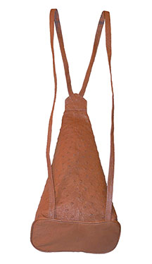 Ostrich Skin Backpack Handbag purse