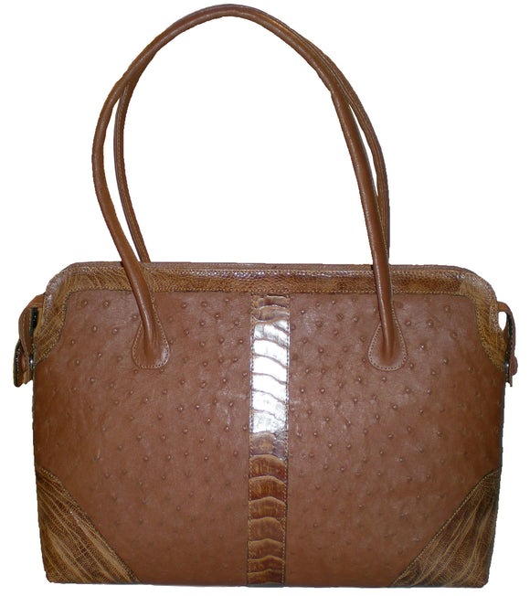 Ostrich Skin Handbag