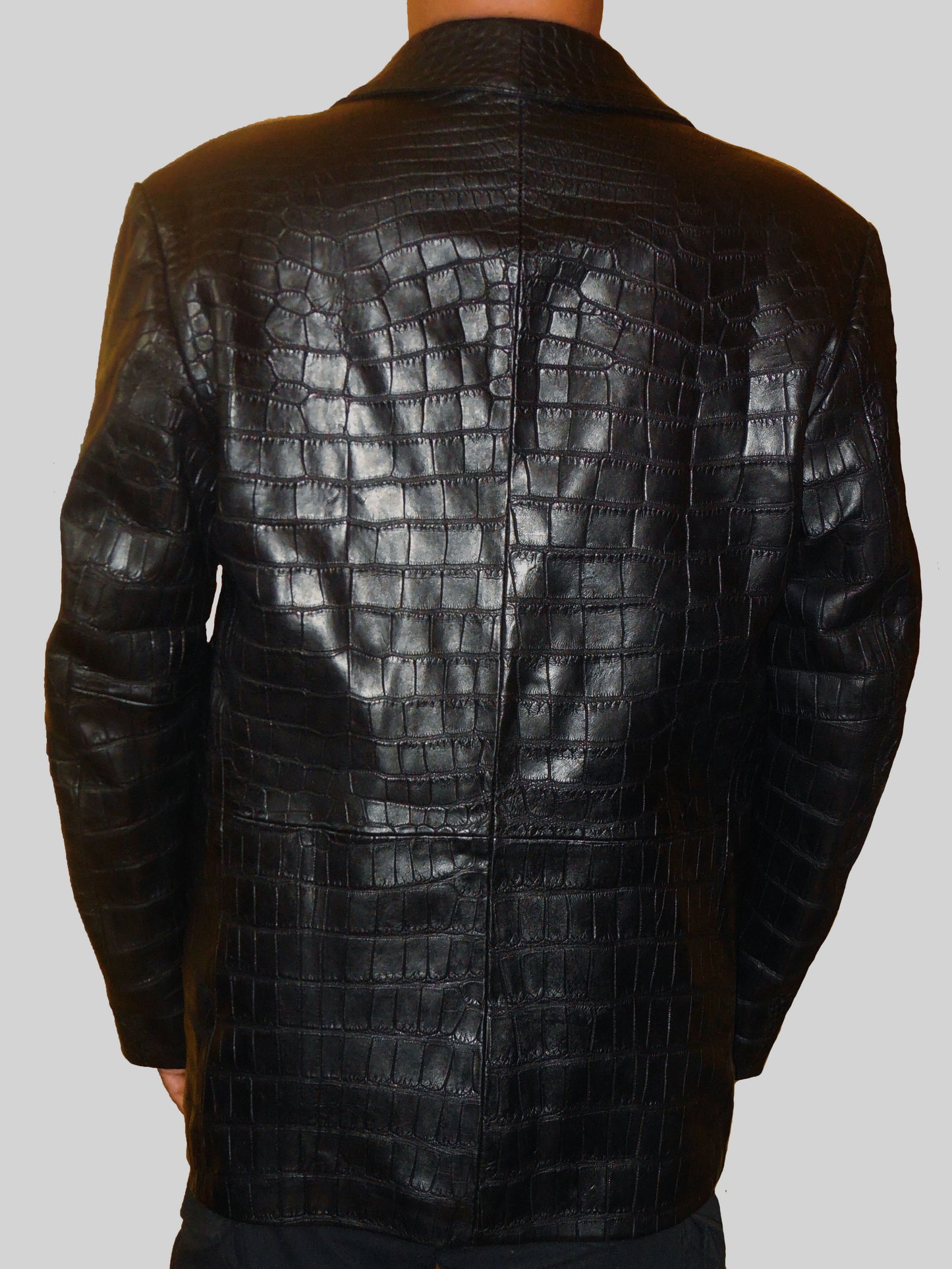 genuine alligator jacket