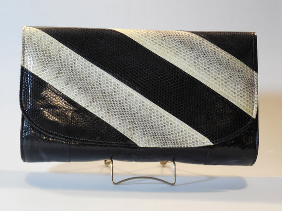 snakeskin handbag