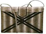 snakeskin handbag