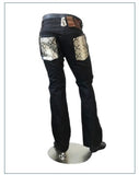 genuine-python-snake-skin-trimmed-jeans