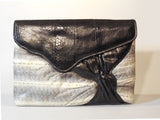 Leather Water Snakeskin & Sea Snake Skin Handbag